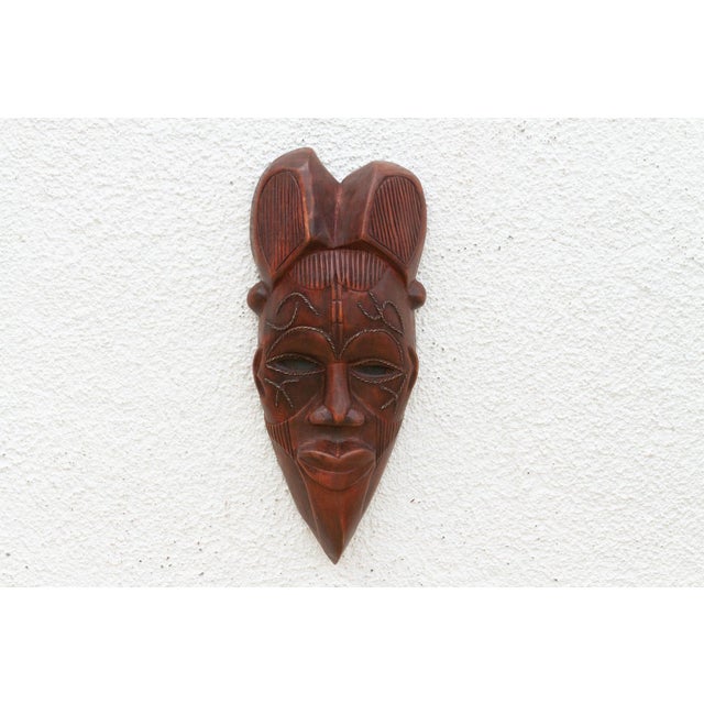 African Ethnic Wall Art, Decorative Mask For Sale - Image 3 of 8