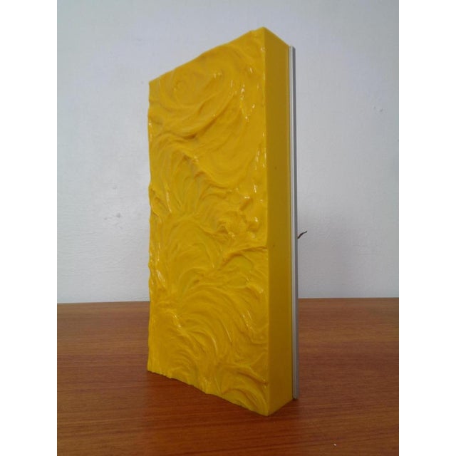 Pop Art Yellow Wall Lamp from Uwe Mersch, Germany, 1970s For Sale - Image 9 of 18