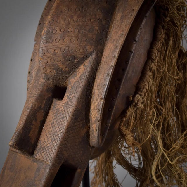 Early 20th Century Early 20th Century Bamana Kore Mask Mali For Sale - Image 5 of 9