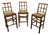 Arts and Crafts High Bar Stools in Oak, 1950s, Set of 3 For Sale