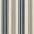 Sample - Schumacher Fjord Stripe Fabric in Indigo For Sale