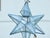 Mid-Century Modern Mid 20th Century French Mid Century Modern Star Metal and Glass Light Fixture with Single Bulb For Sale - Image 3 of 12