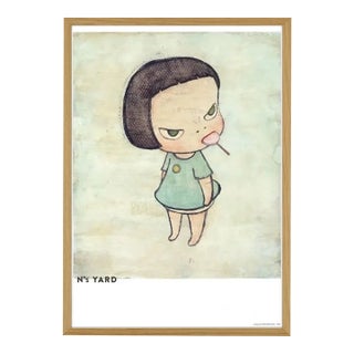 Yoshitomo Nara, Lollipop, 2021 - Oak Frame For Sale