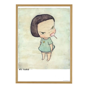 Yoshitomo Nara, Lollipop, 2021 - Oak Frame