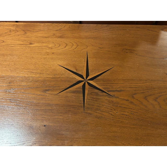 Brown Mid 20th C Made English Queen Anne Lowboy Made From 15th C Cathedral Roof Timbers For Sale - Image 8 of 9