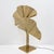 An elegant Italian table lamp, inspired by the iconic Ginkgo leaf motif and crafted from polished brass. The sculptural...
