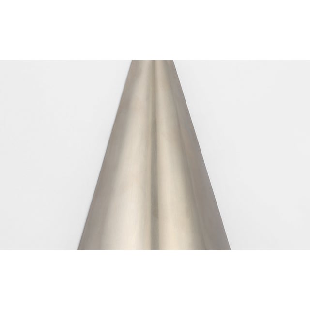 Kelly Wearstler for Visual Comfort Signature Piel 9" Indoor/Outdoor Wall Wash in Pewter For Sale - Image 9 of 12