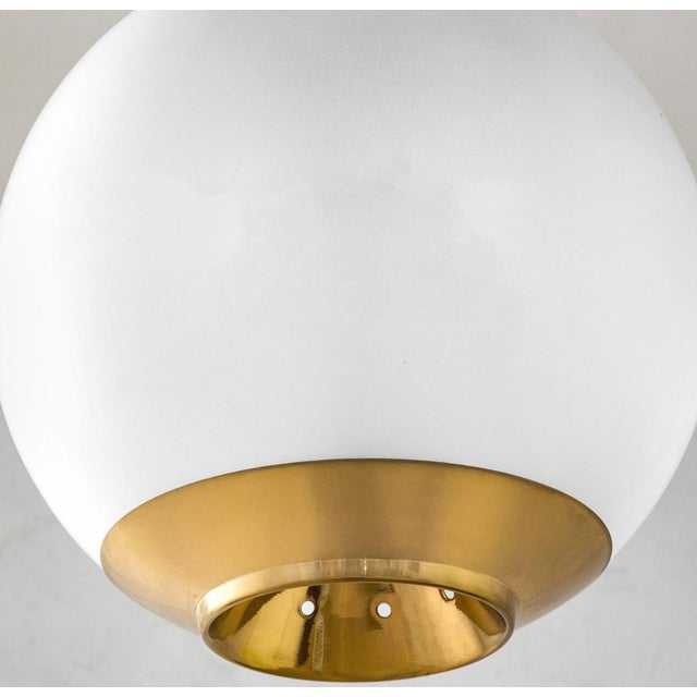 Azucena Large LS2 Pendant in Brass by Luigi Caccia Dominioni for Azucena For Sale - Image 4 of 14