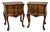 Pair of Spanish Carved Louis XV Style Bedside Tables in Oak, 20th Century For Sale
