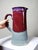 Large Flamed Oxblood Glazed Stoneware Art Jug by Michel Goldstyn for Lévéjac, 1990s For Sale - Image 3 of 15