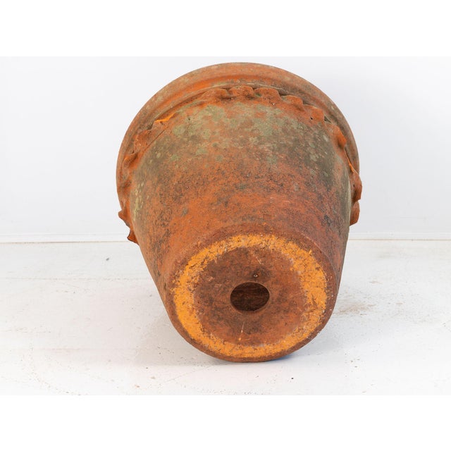 Terra Cotta Large Terracotta Pot, England Mid 20th C. For Sale - Image 8 of 8