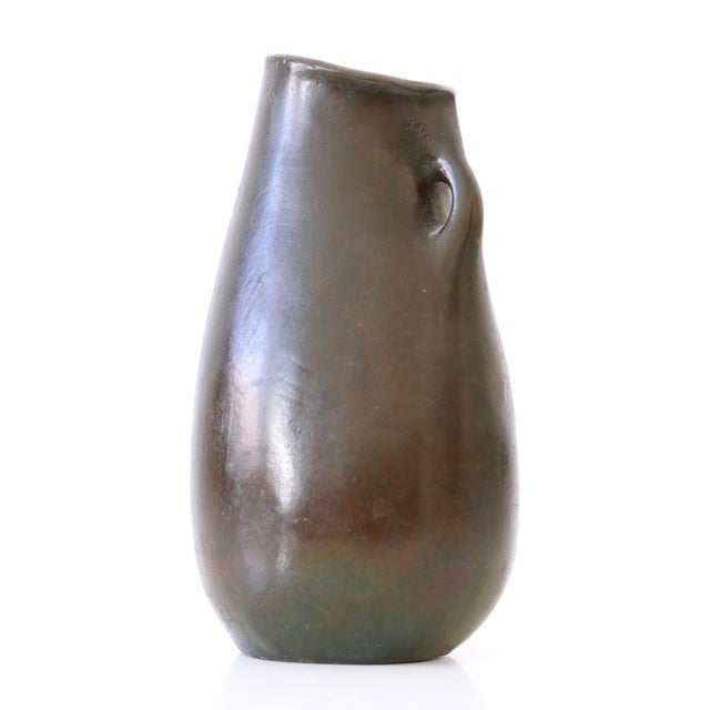 Mid-Century Modern Bronze Vase, Germany, 1960s For Sale - Image 10 of 18