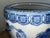 Navy Blue Antique Blue and White Porcelain Hibachi (Charcoal Brazier) Circa 1880-1905 For Sale - Image 8 of 14