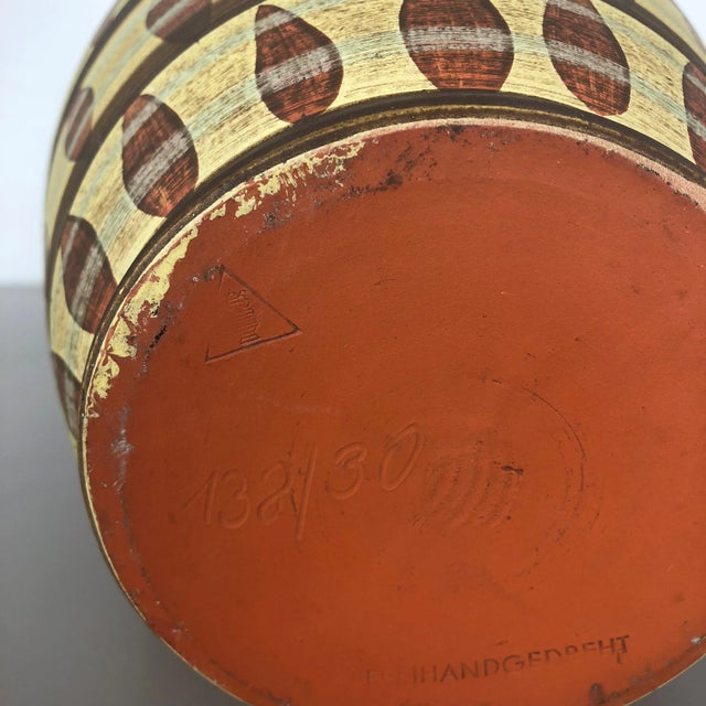 Vintage Abstract Ceramic Pottery Vase by Simon Peter Gerz, Germany, 1950s For Sale - Image 17 of 18