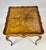 Brown Vintage Baker Furniture French Provincial Louis XV Burl Wood Side Table For Sale - Image 8 of 15
