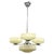Bauhaus Chandelier in Milk Glass and Chrome, 1930s For Sale - Image 12 of 12