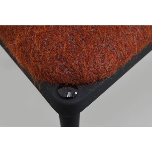 Metal Terracotta Mohair Balzaretti Chair by Daniel Nikolovski & Danu Chirinciuc for KABINET For Sale - Image 7 of 9