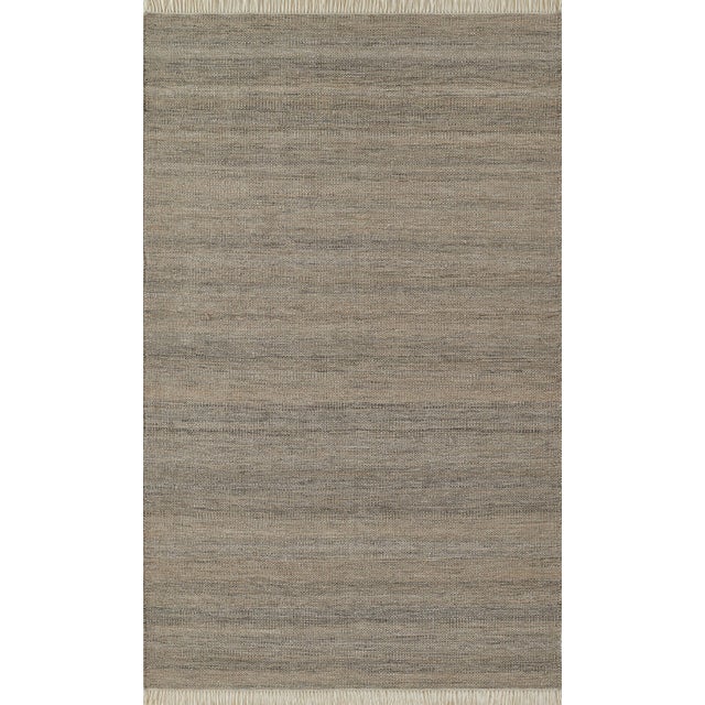 Momeni Cove Grey Hand Woven 2'3" X 8' Runner For Sale