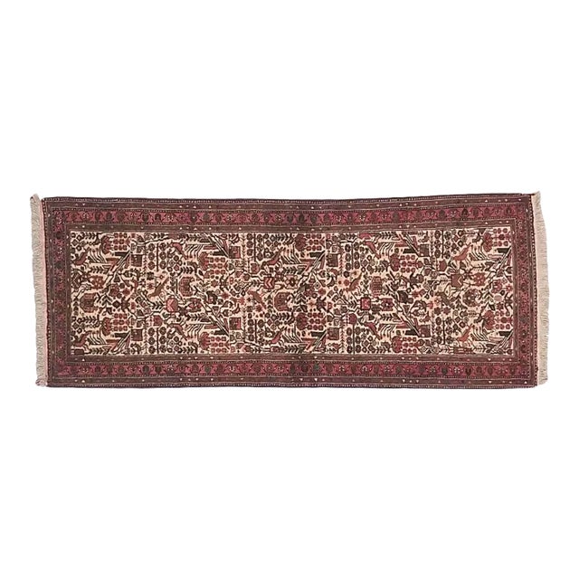 1970s Vintage Persian Tafresh Runner For Sale