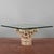 White Stone Capital Coffee Table with Large Thick Glass Top For Sale - Image 15 of 18