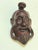 Chinese Vintage Chinese Hand-Carved Hardwood Smiling Sage Elder Wall Mask For Sale - Image 3 of 9