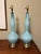Vintage Murano Glass Lamps Barovier Taso Turquoise Blue Mid-Century Modern 1950s-60s For Sale - Image 4 of 12