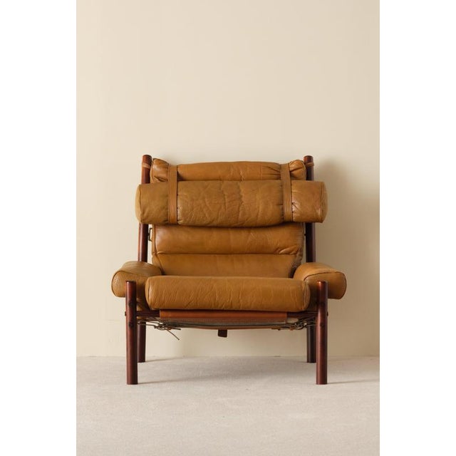 Inca Easy Lounge Chairs by Arne Norell, 1970s, Set of 2 For Sale - Image 9 of 11