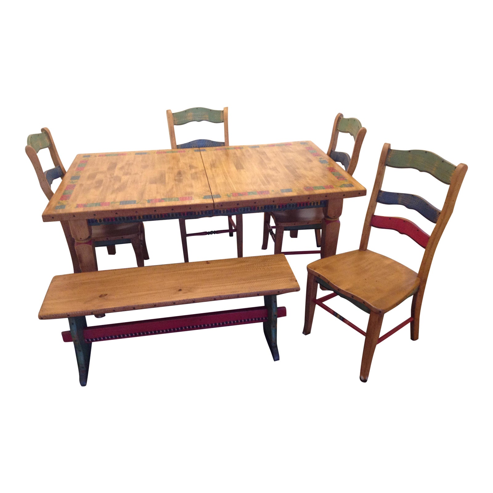 Ralph Garrett Shoestring Creations Country Dining Set Chairish