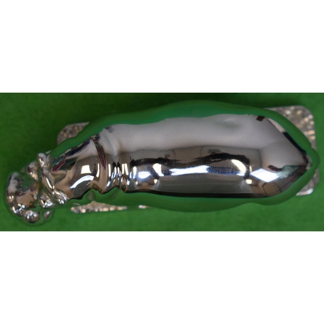 Traditional Louis Lejeune Standing Hippo Chrome Plated Car Mascot For Sale - Image 3 of 4
