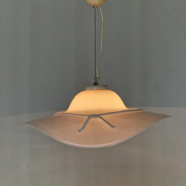 Pink Murano Cappellina Pendant Light, 1970s For Sale - Image 8 of 11