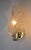 Superb wall lamp by carl fagerlund for lyfa from the 70s. Structure in gilded metal and frosted leaf-shaped glass. The...