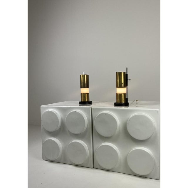 Table Lamps in the style of Angelo Lelii, 1950s, Set of 2 For Sale - Image 9 of 18