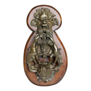 Vintage New Gothic Door Knockers For Sale Chairish
