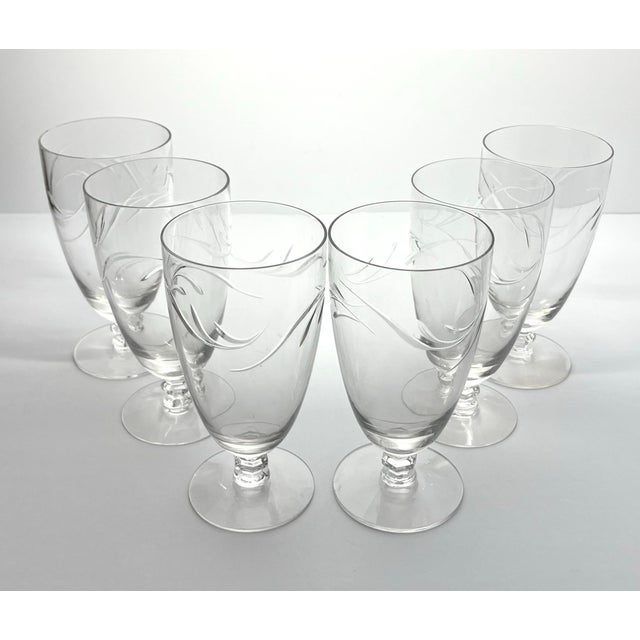 American Tiffin Franciscan “Surf” Set of 6 Iced Tea Glasses For Sale - Image 3 of 7