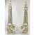 Mid 20th Century Italian Majolica Elephant Obelisks by Meiselman Imports - A Pair For Sale - Image 12 of 13