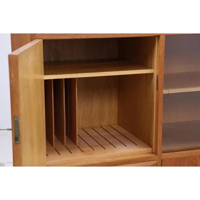 Wood Mid-Century Series 602 Display Cabinet in Oak by Franz Ehrlich for Hellerau, 1960s For Sale - Image 7 of 16