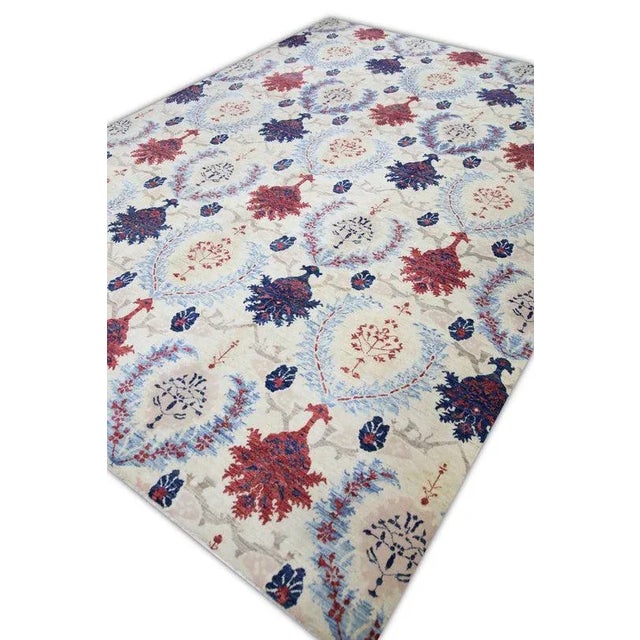 Oriental Hand Knotted Rug Modern 8'9" x 12' Explore a curated collection of hallway runners, wool rugs, and handmade...