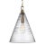 Sean Lavin by Visual Comfort Studio Elmore Cone Pendant, Burnished Brass For Sale