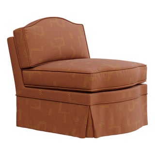 Tobacco Felix Slipper Chair by Ceraudo For Sale