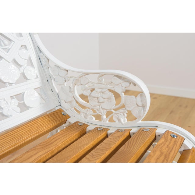 Victorian Aluminium Garden Bench, United Kingdom, 1950s For Sale - Image 6 of 14