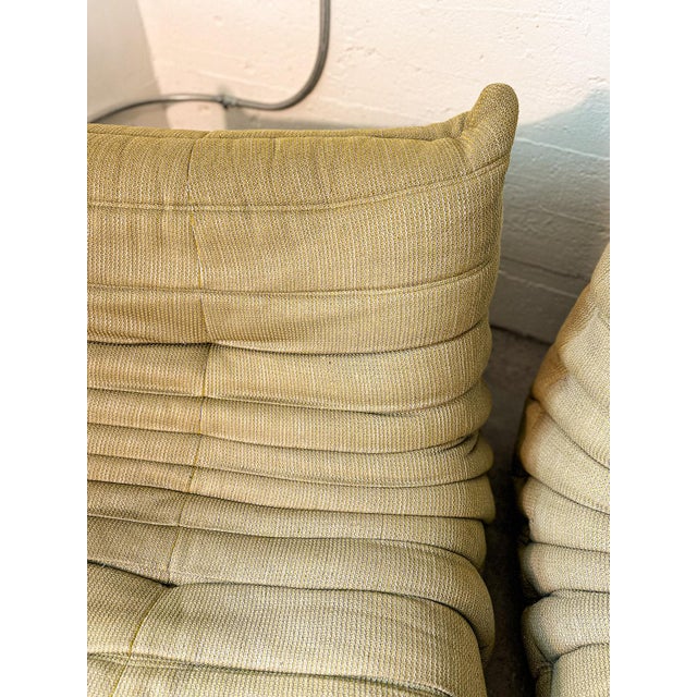 1970s Togo Lounge Chairs by Michel Ducaroy for Ligne Roset Circa 1970, France - Set of 2 For Sale - Image 5 of 6
