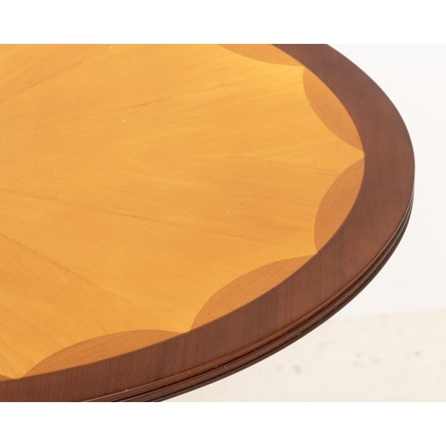 Modern Bombay Company Oval Mahogany Occasional Table For Sale - Image 3 of 7