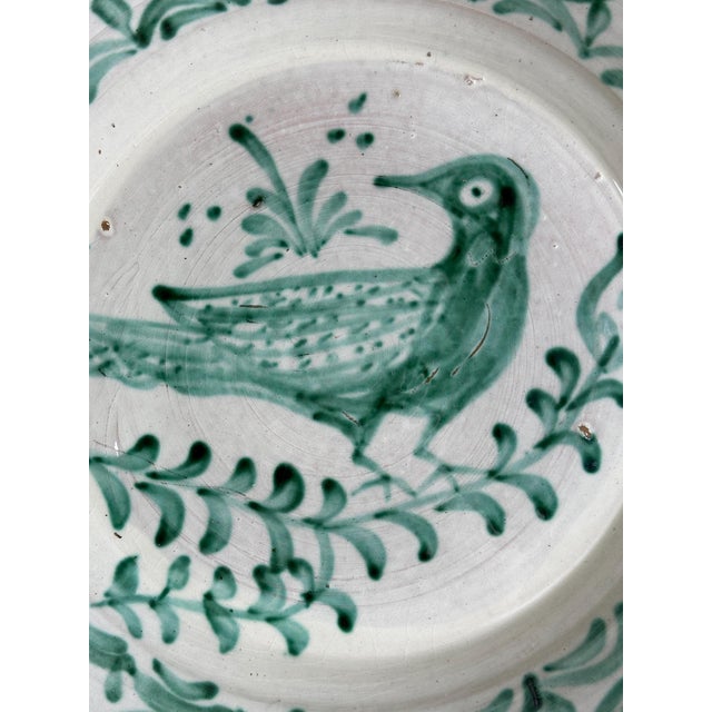 Large Spanish Fajalauza Ceramic Bowl from Lebrillo For Sale - Image 6 of 9