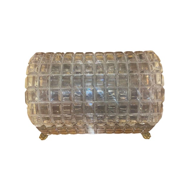 Late 19th Century Exceptional Set of Three Baccarat Crystal Jewelry Boxes. Late 19th Century. For Sale - Image 5 of 8