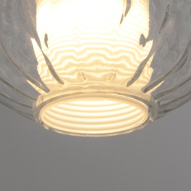 Glass Pendant Lamps, 1960s, Set of 2 For Sale - Image 10 of 14