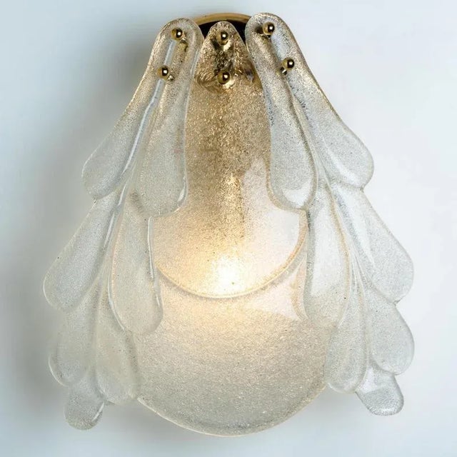 Floral Wall Light in Murano Glass from Barovier & Toso, 1969 For Sale - Image 9 of 14