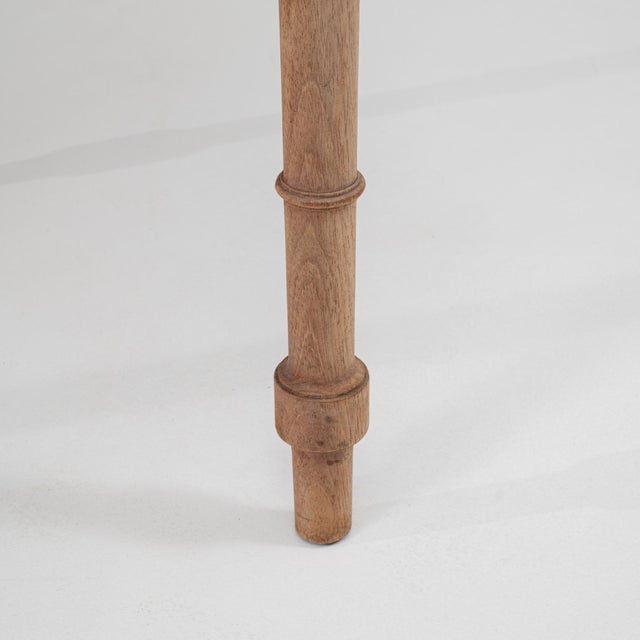 19th Century French Louis XVI Wooden Writing Table with Fluted Legs For Sale - Image 9 of 18