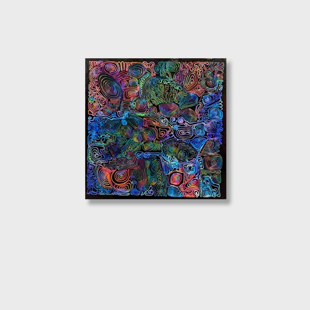 This is a one-of-a-kind original textural abstract artwork by San Diego artist, Alexander Arshansky. Its dimensions are...