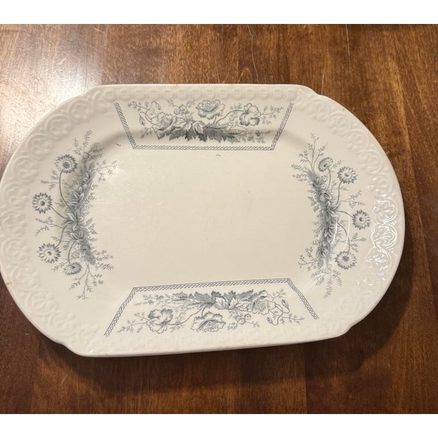 Johnson Bros. England “Sylvan” Platter For Sale - Image 12 of 12