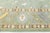 Modern Sage Green Oushak Style Wool Area Rug With Pastel Geometric Floral Accent For Sale - Image 9 of 12